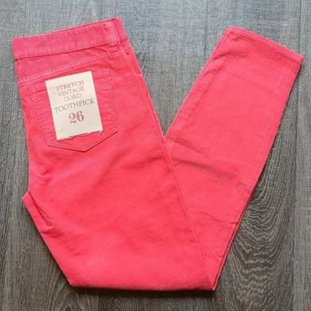 J.Crew "Toothpick" stretch Cords